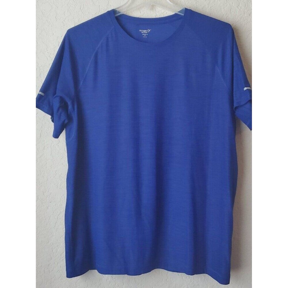 Old Navy Active Breathe ON Men's T-Shirt - Royal Blue (Size XL) - Picture 5 of 8